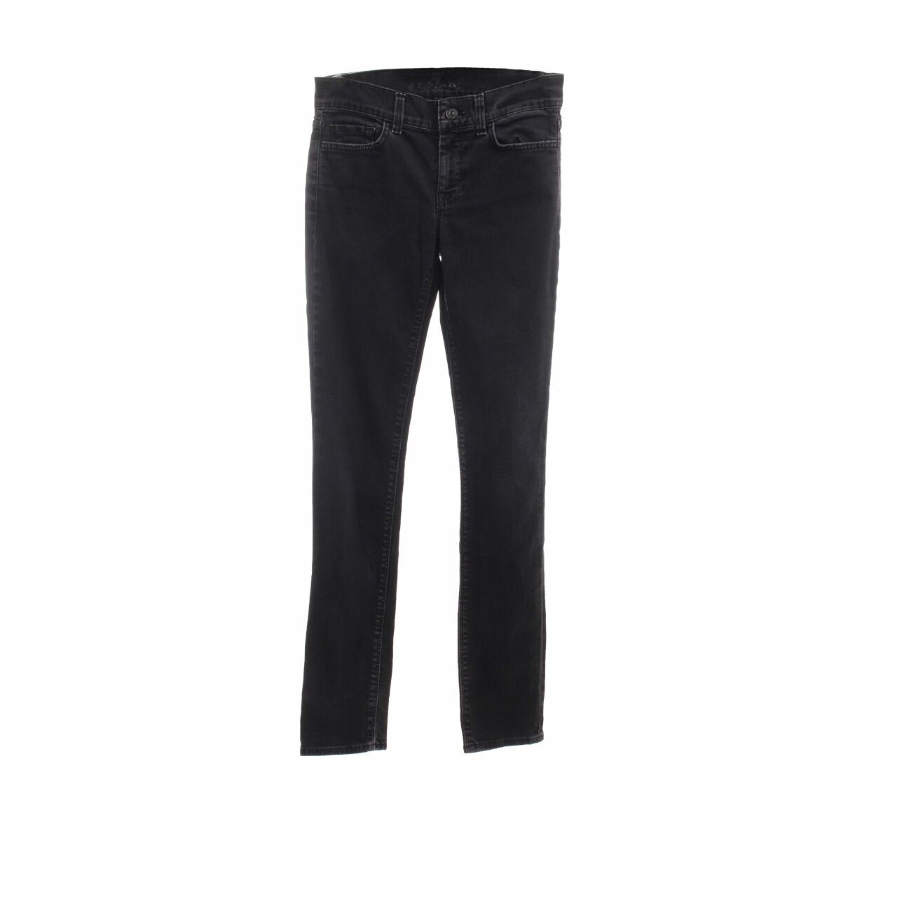 7 For All Mankind Black Long Pants