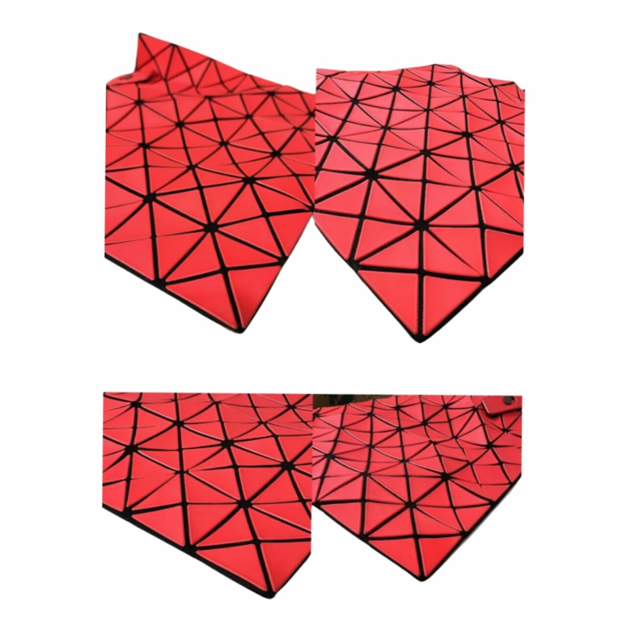 Issey Miyake Bao Bao Red Geometric Tote Bag