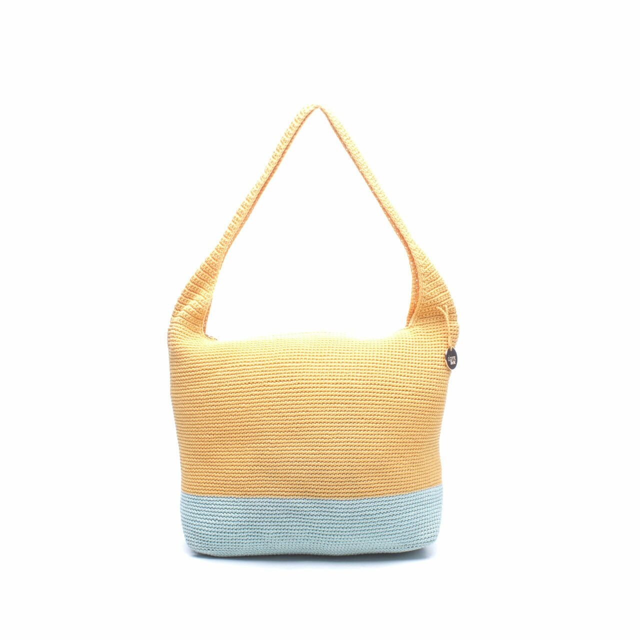 DOWA Mustard & Light Blue Shoulder Bag