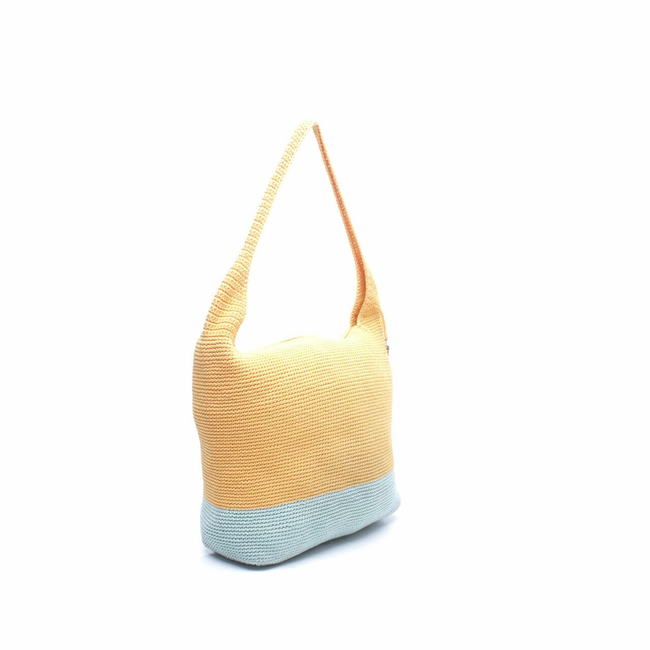 DOWA Mustard & Light Blue Shoulder Bag