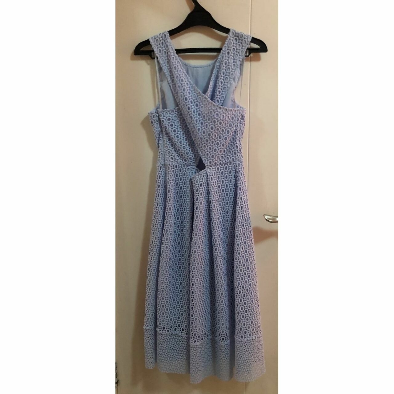 Warehouse Light Blue Midi Dress