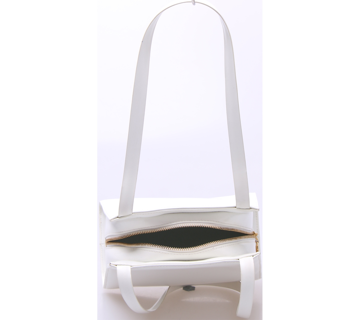 Braun Buffle White Handbag