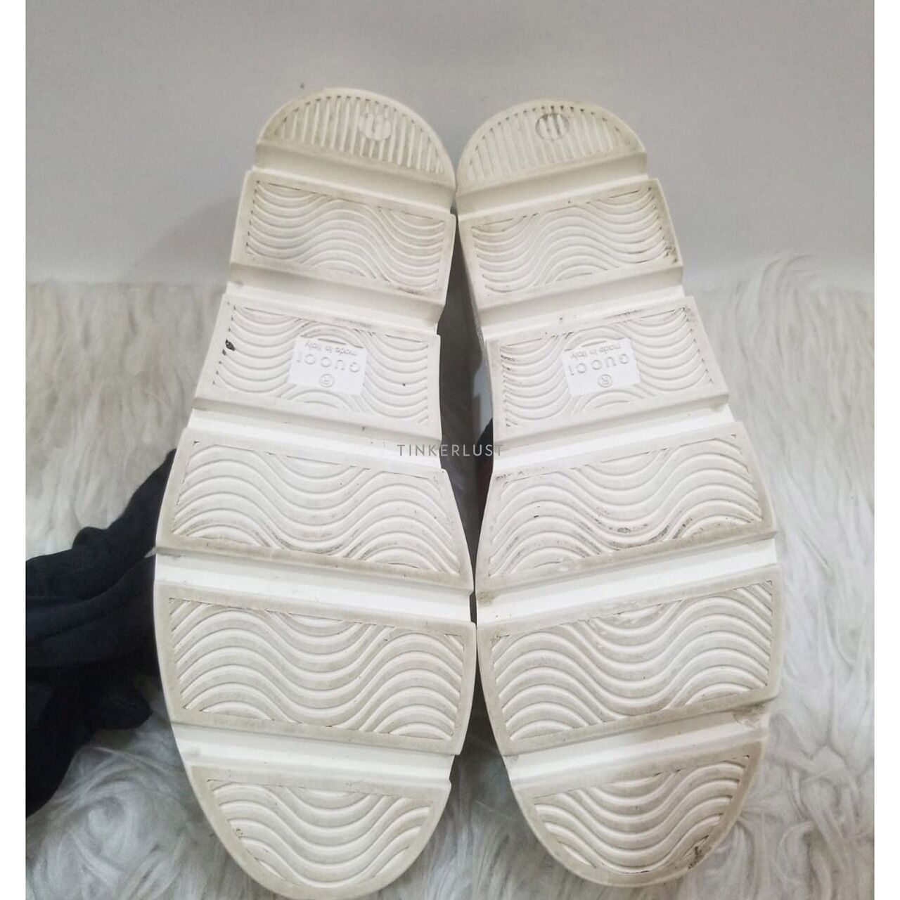 Gucci Ace Bee Embroidered White Sneakers