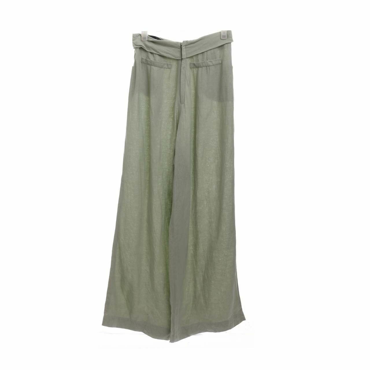 Watt To Wear Sage Green Long Pants
