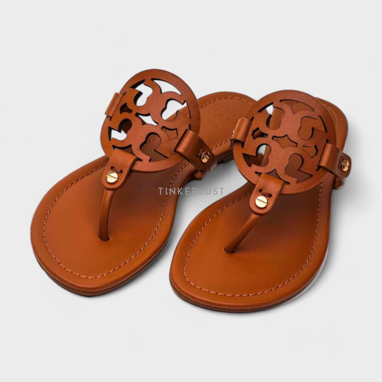 Tory Burch Miller Vintage Vachetta Thong Sandals