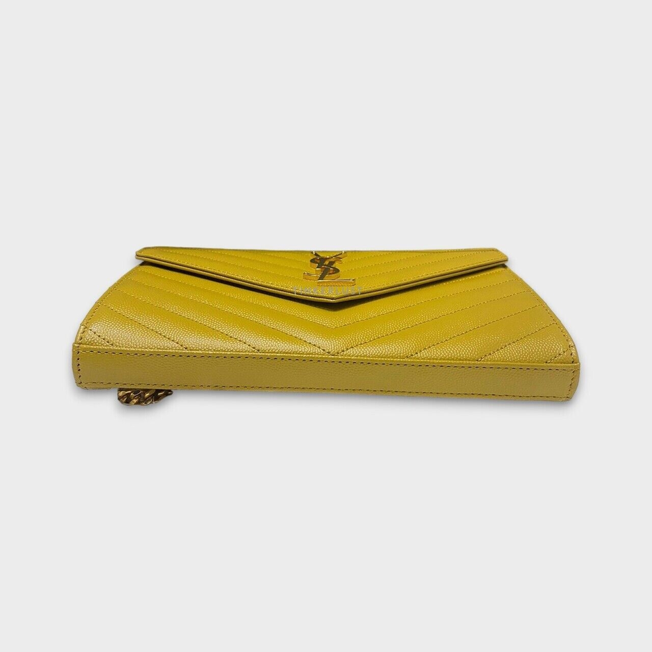 Saint Laurent WOC 22cm Mustard 2024 Sling Bag