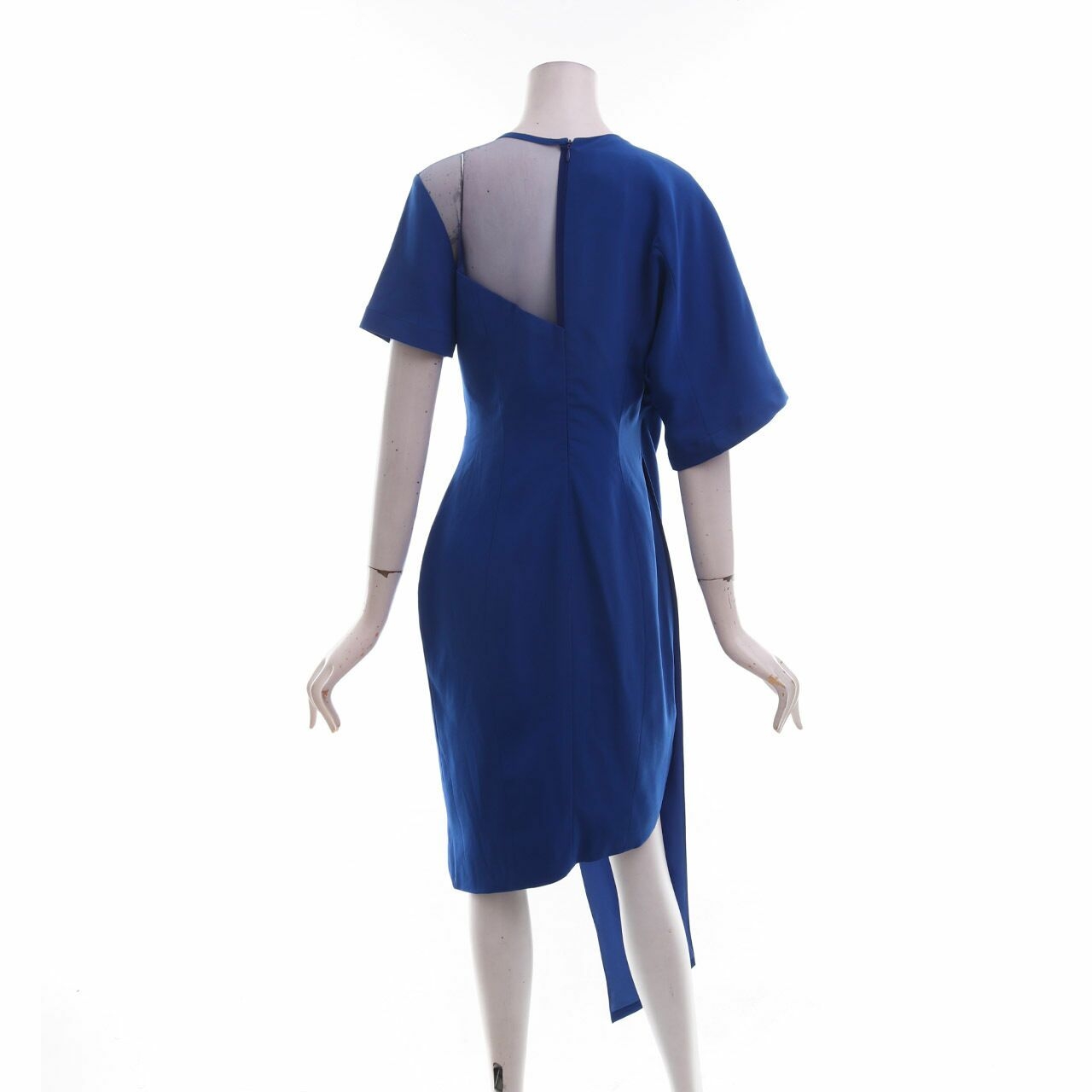 Ardistia New York Blue Asymmetric Mini Dress