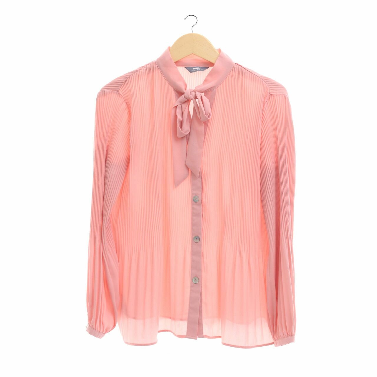 Max Pink Pleated Shirt