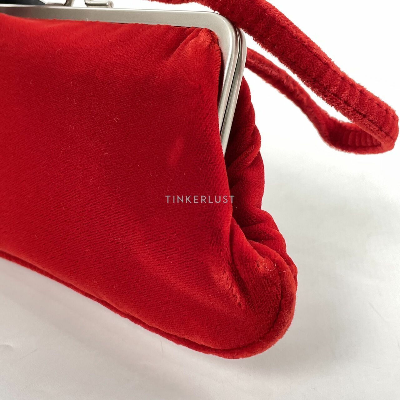 The Limited Red Velvet Clutch