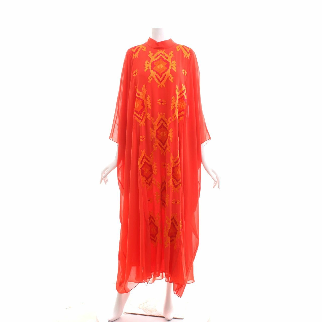 Kamilaa by Itang Yunasz Red Long Dress