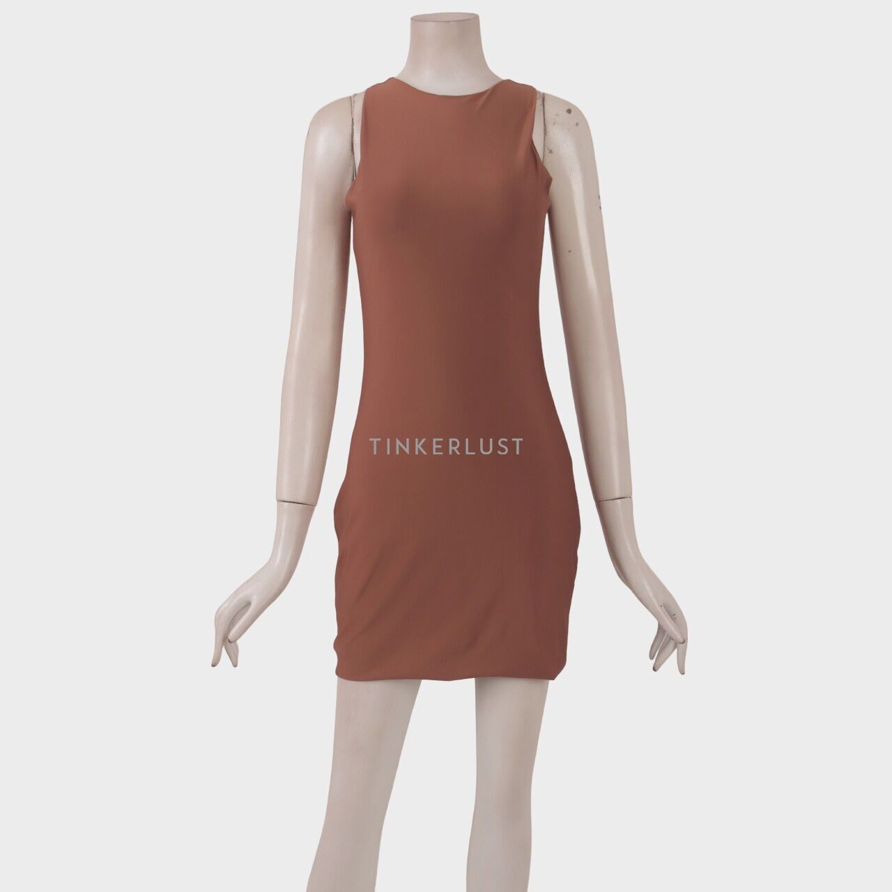 BAREKURVE Brown Mini Dress