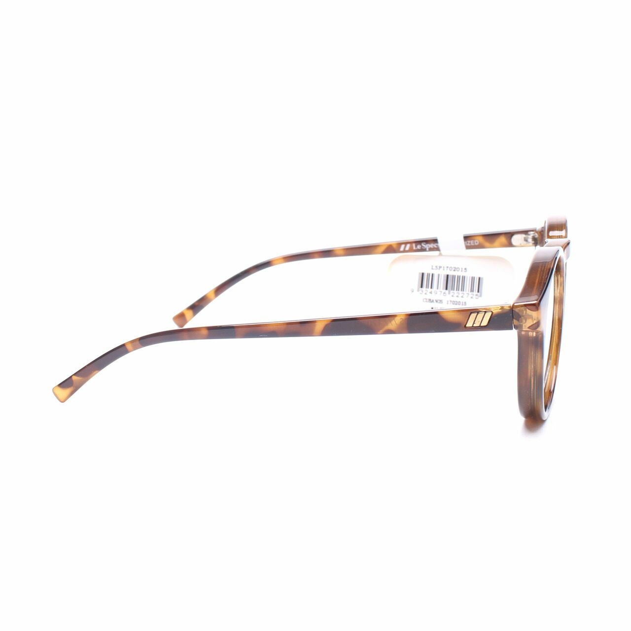 Le Specs Brown Cubanos Milky Tort Sunglasses