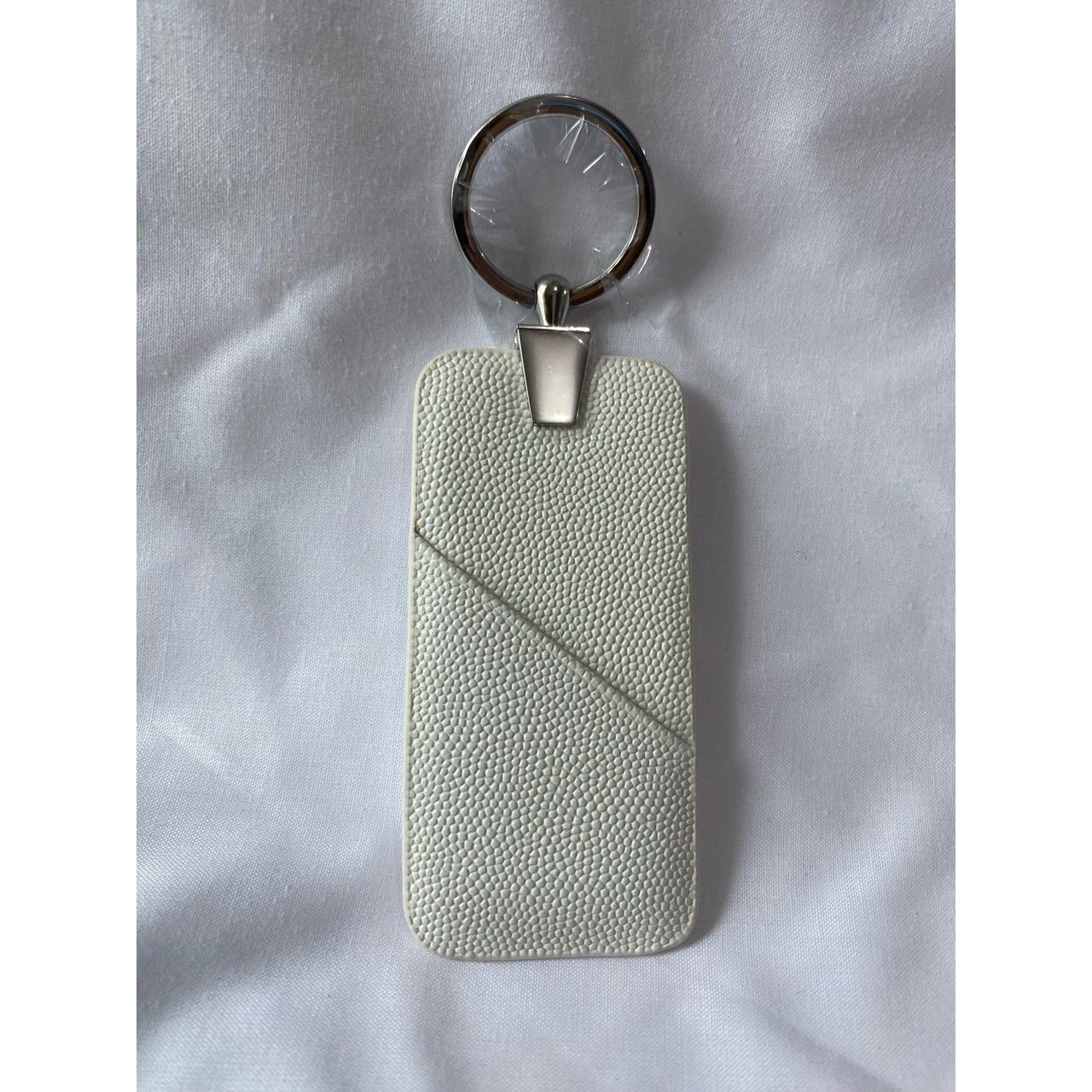 Swarovski White Keychain Bag Charm