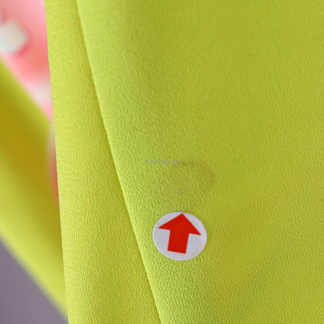 Boutique Moschino Print Neon Yellow Sleeveless