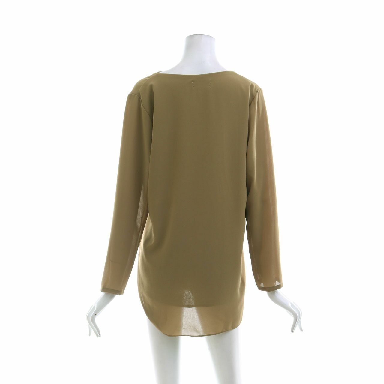 Luxe Olive Blouse