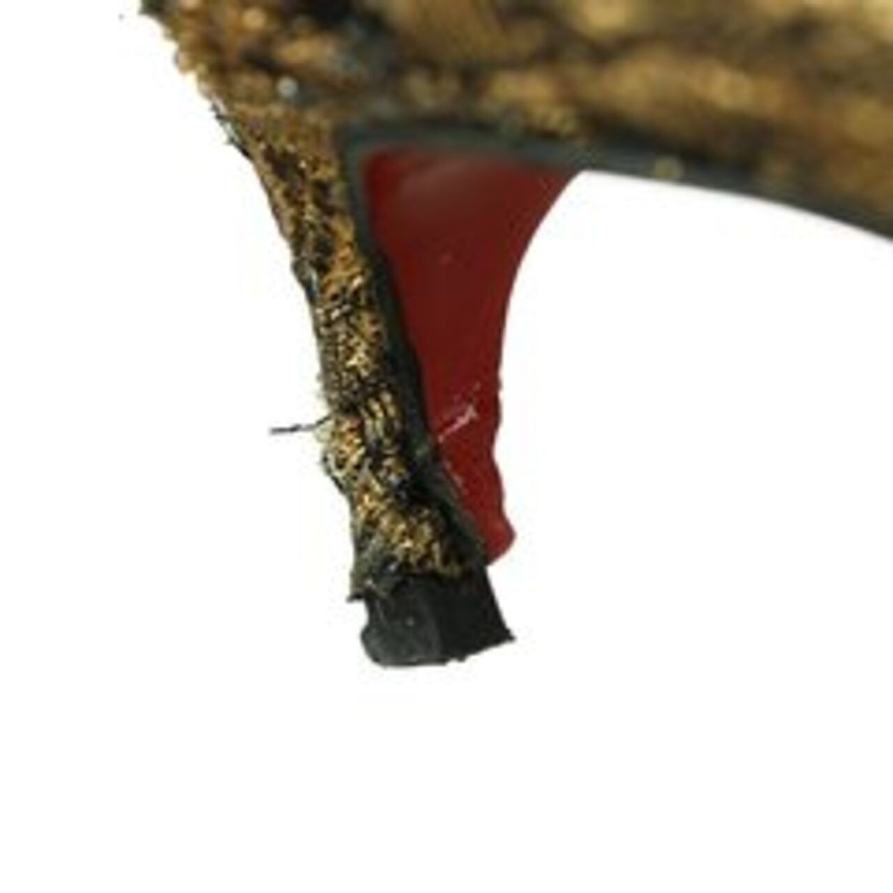 Christian Louboutin Bronze and Brown Swirl Iriza 45 Brocart Pumps Heels