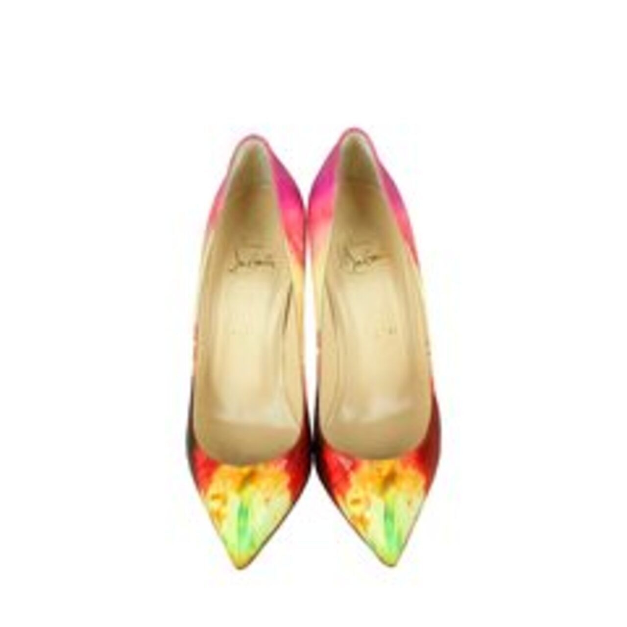 Christian Louboutin Pigalle Follies 100mm Tie Dye Pump Heels