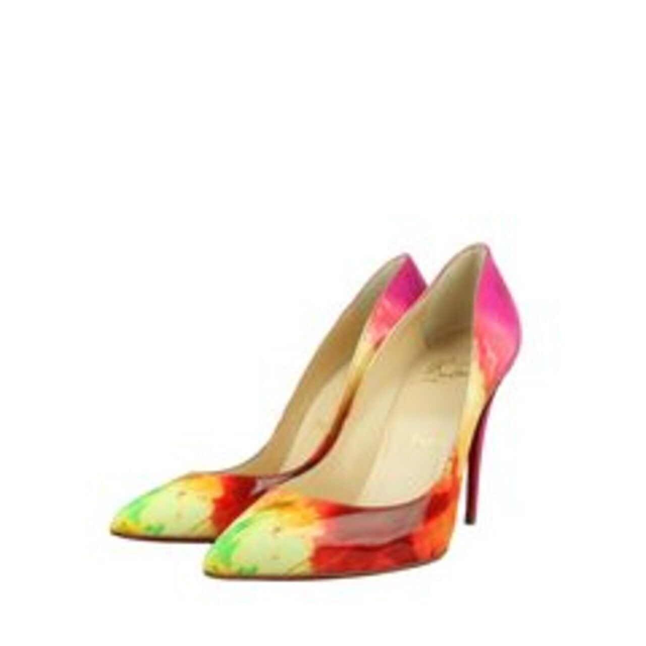 Christian Louboutin Pigalle Follies 100mm Tie Dye Pump Heels