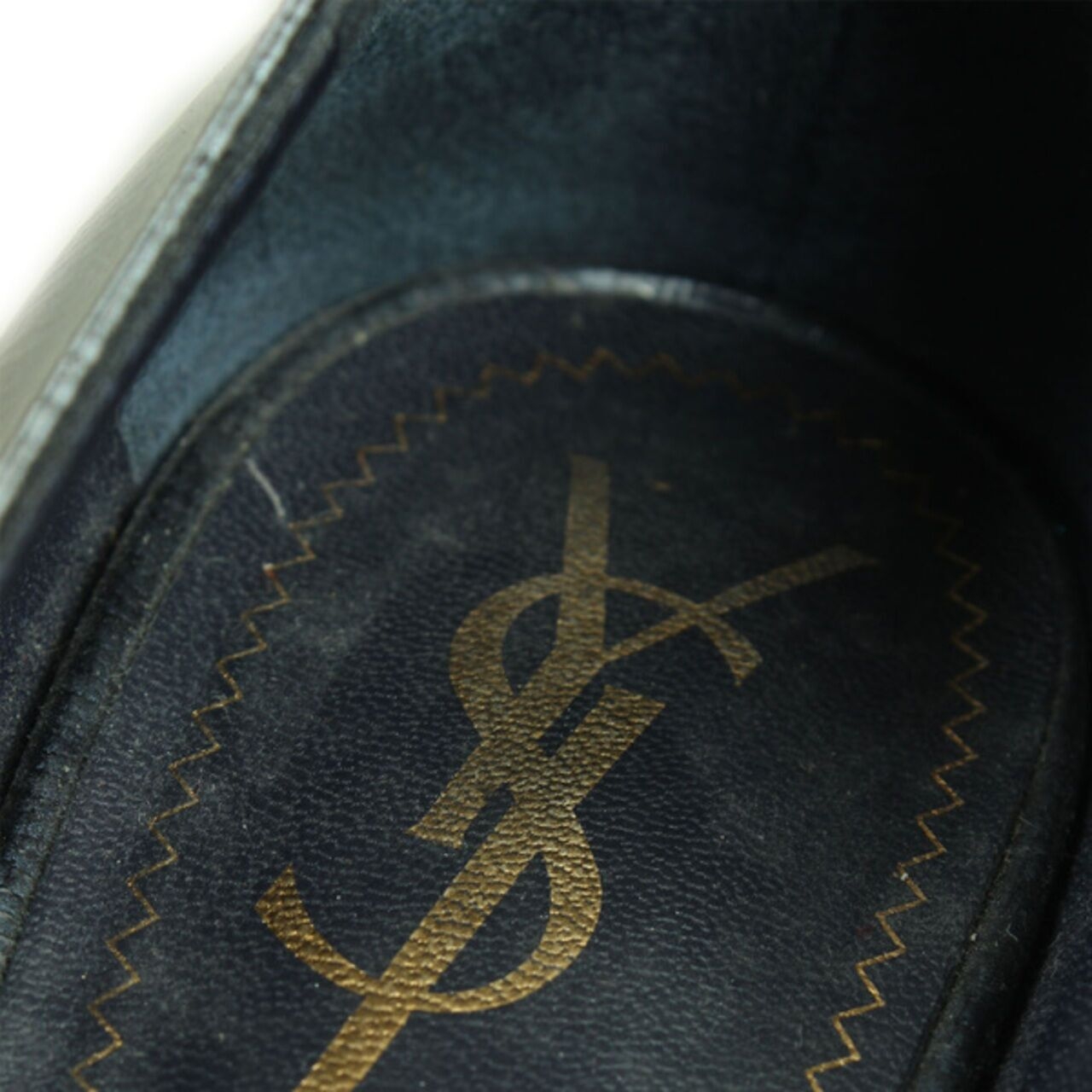 Saint Laurent Green Patent Stilleto Platform