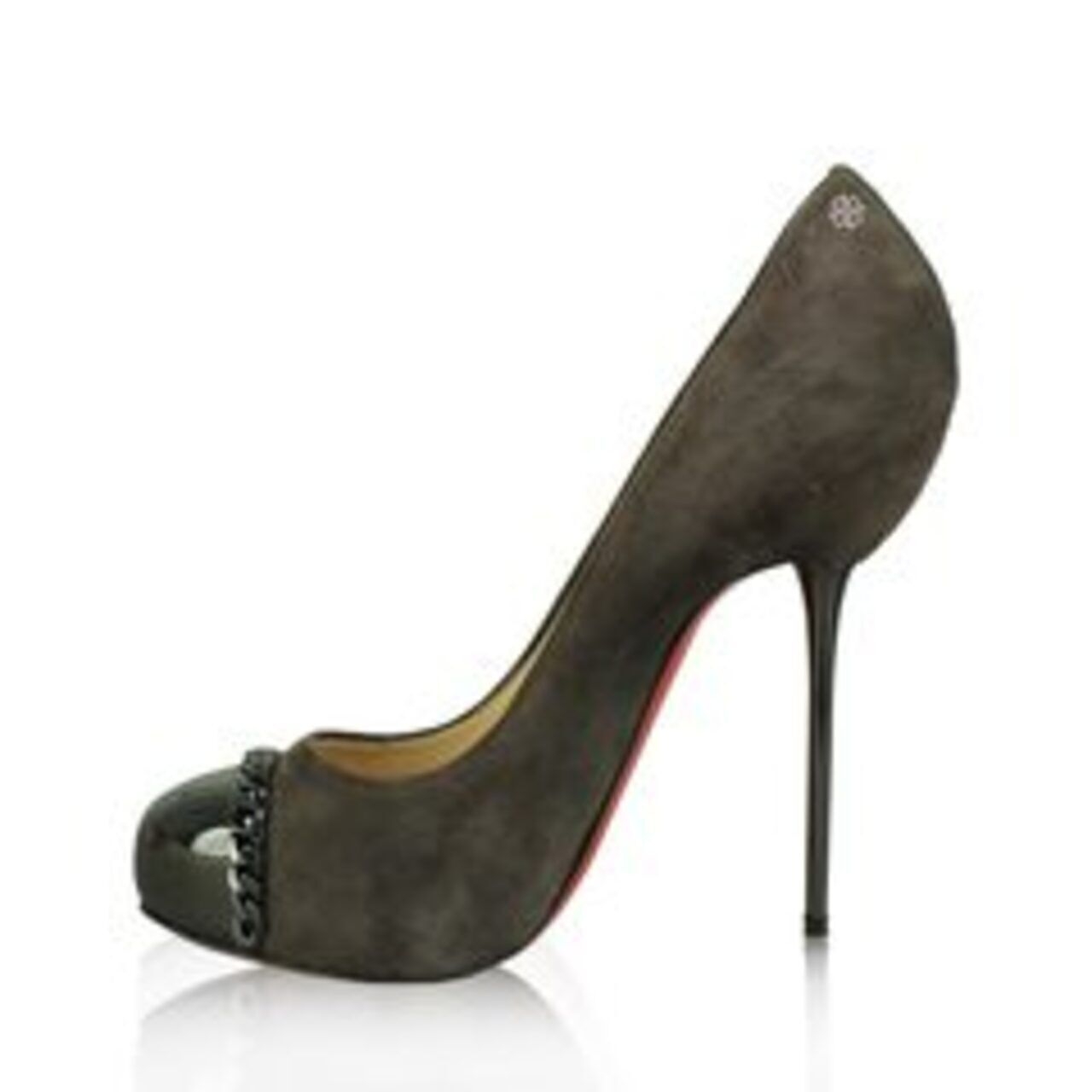 Christian Louboutin Suede Metalipps Heels