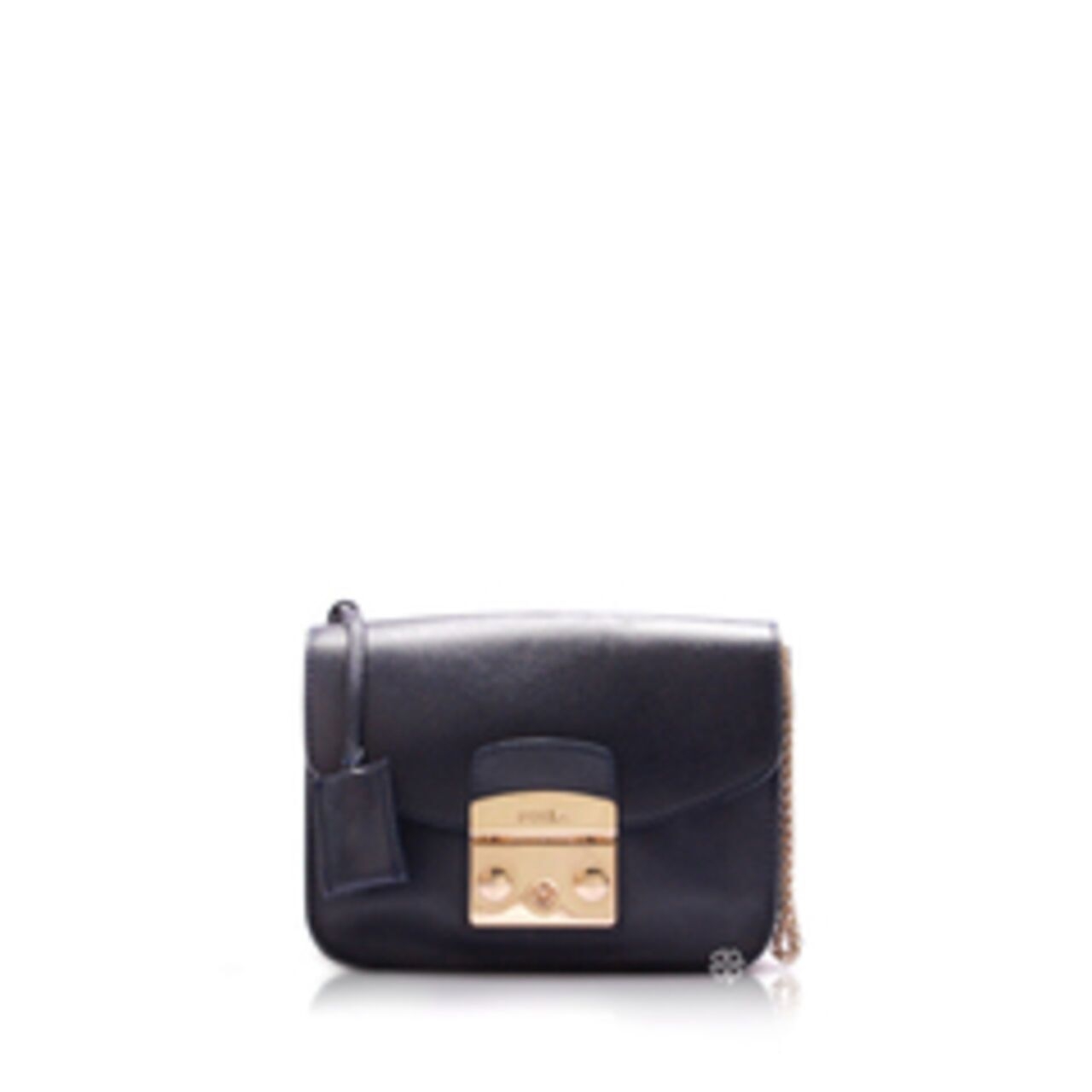 Furla Mini Metropolis Pochette Dark Blue Sling Bag