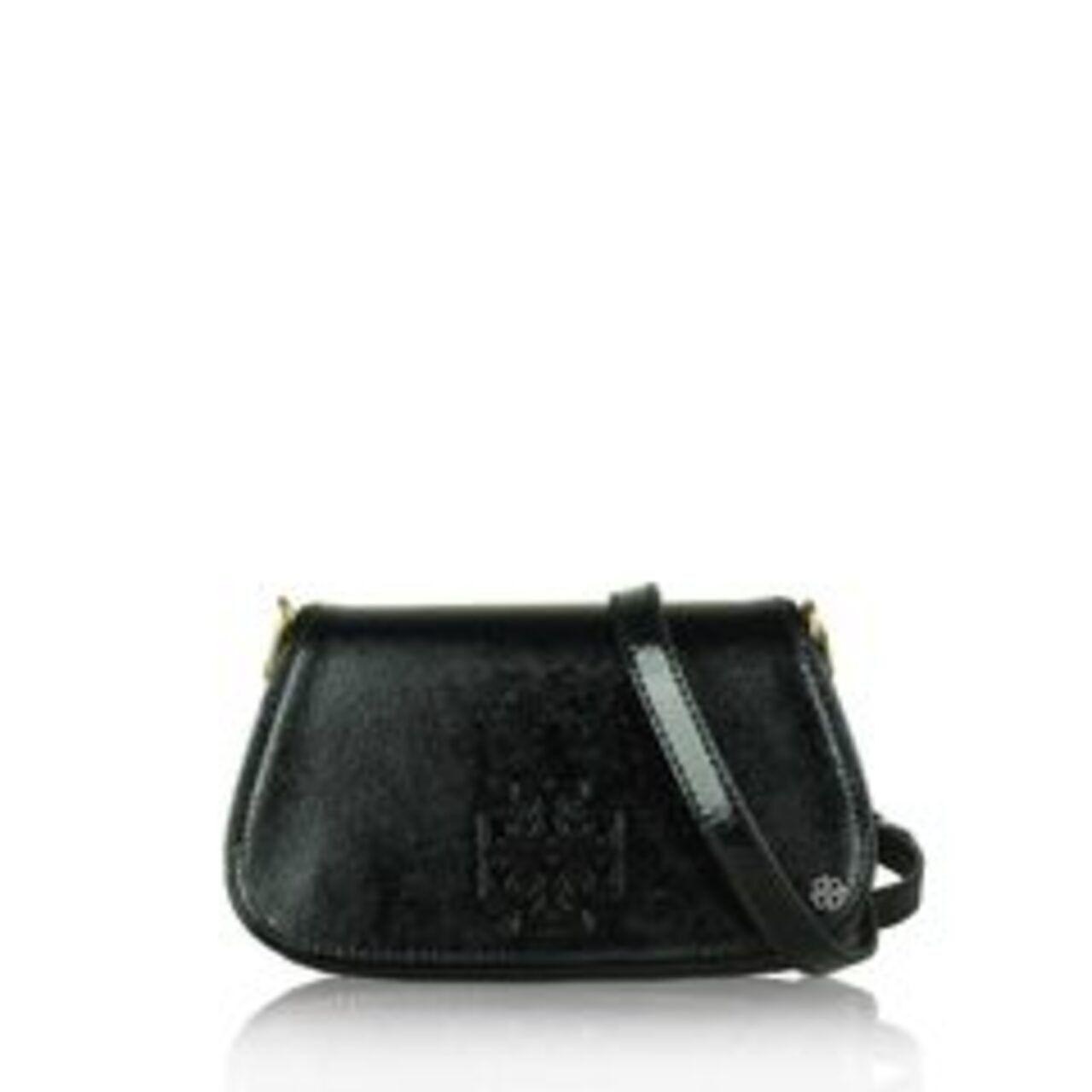 Tory Burch Britten Mini in Black Sling Bag