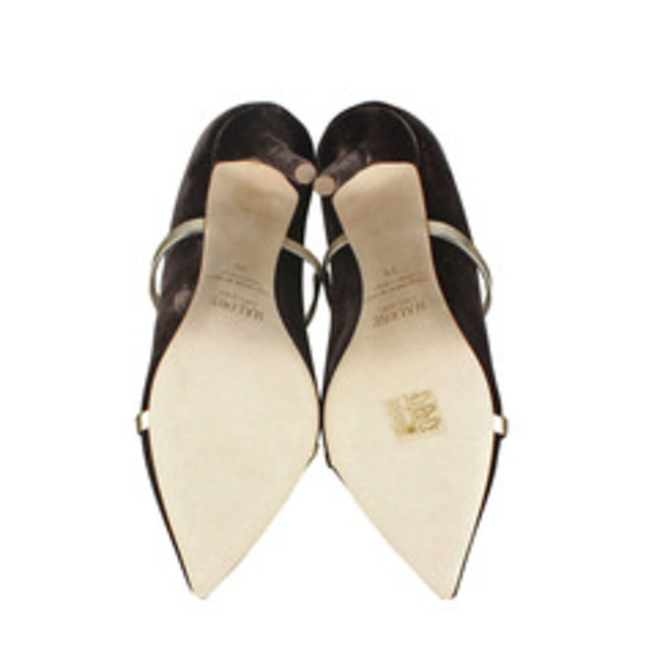 Malone Soulier Maureen Mules In Velvet Heels