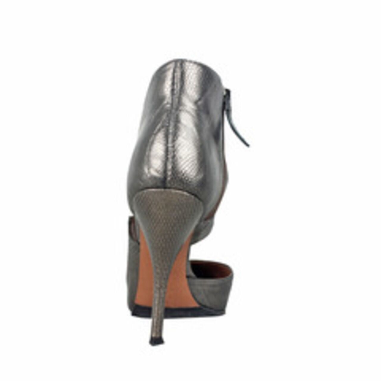 Alaia Metallic Metal Leather Stille Heels