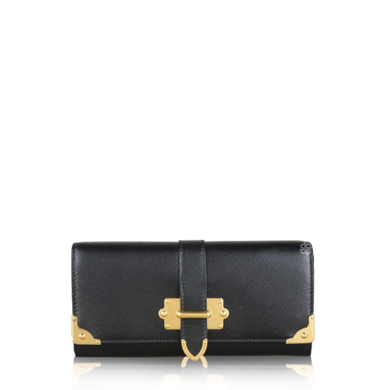 Prada Leather Wallet Black