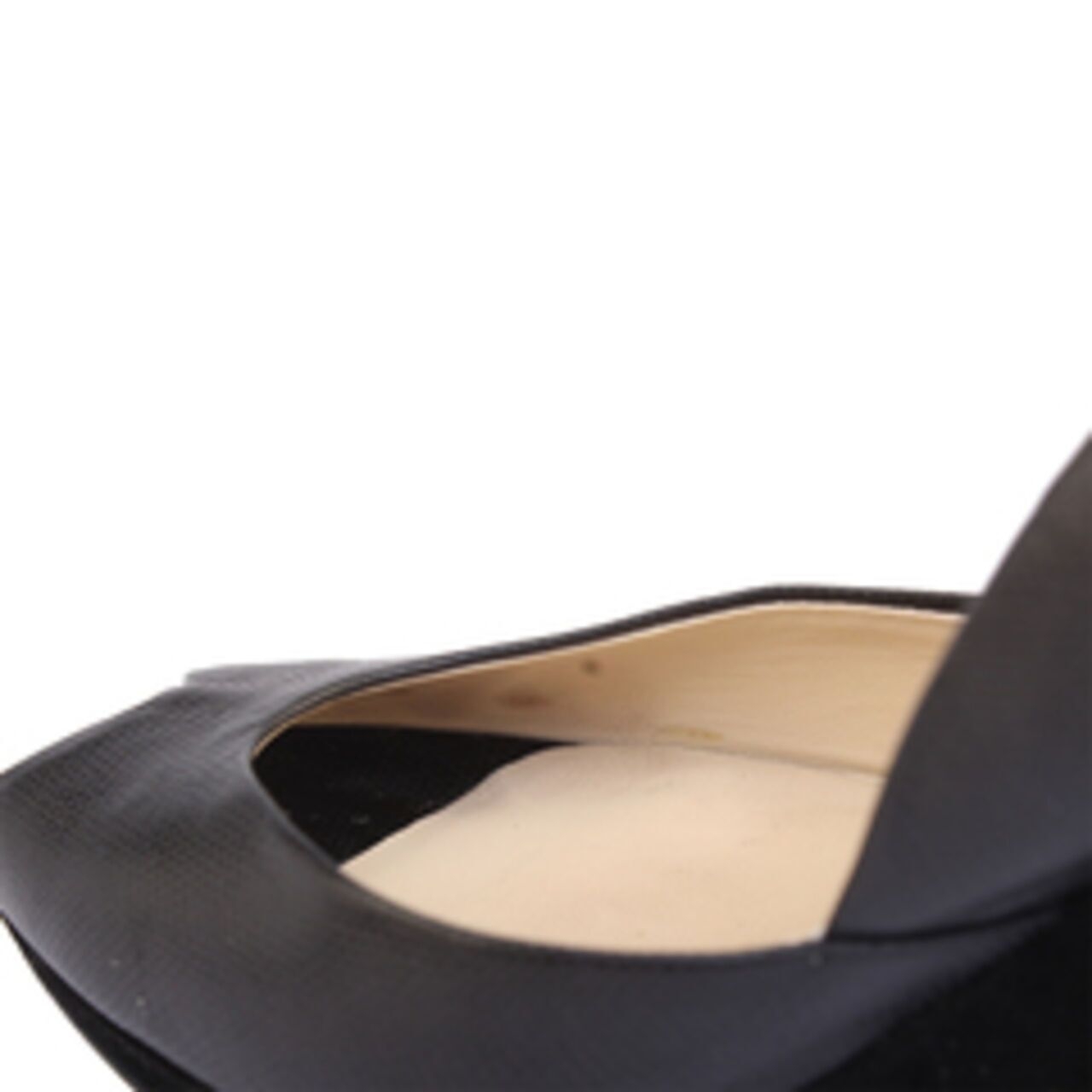 Michael Kors Peep Toe Wedges Latvia Suede Leather Black Wedges