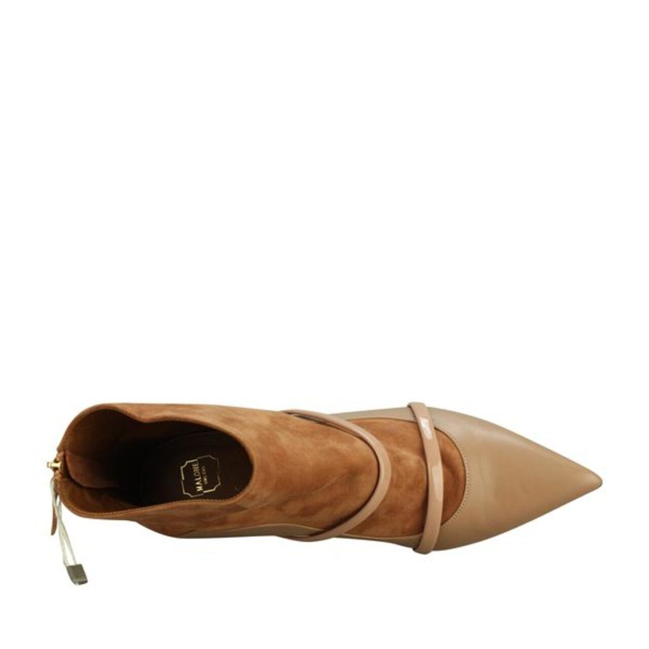 Malone Souliers Suede Nude Mirror Nappa Blush