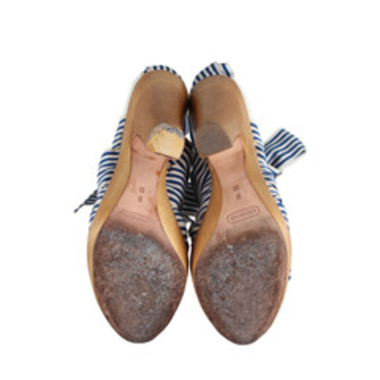 Coach Canvas Wood Sol Heels