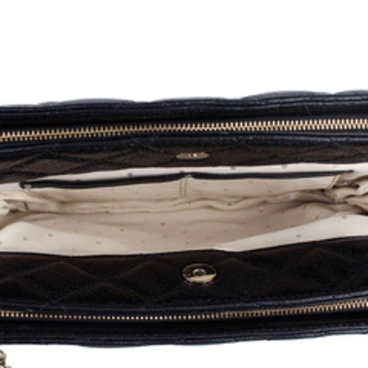 Kate Spade Shoulder Bag in Black Double Zipper Shoulder Bag