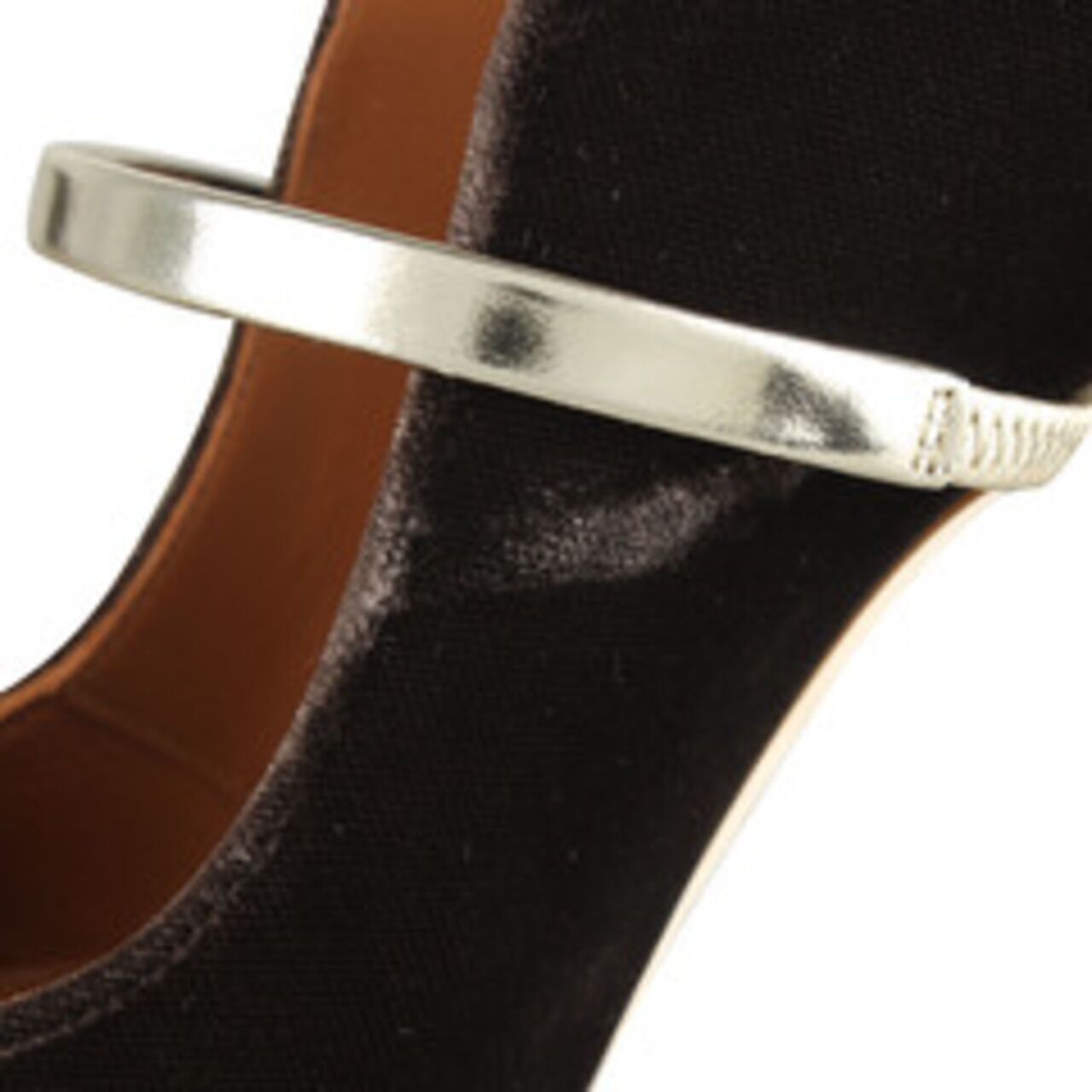Malone Soulier Maureen Mules In Velvet Heels