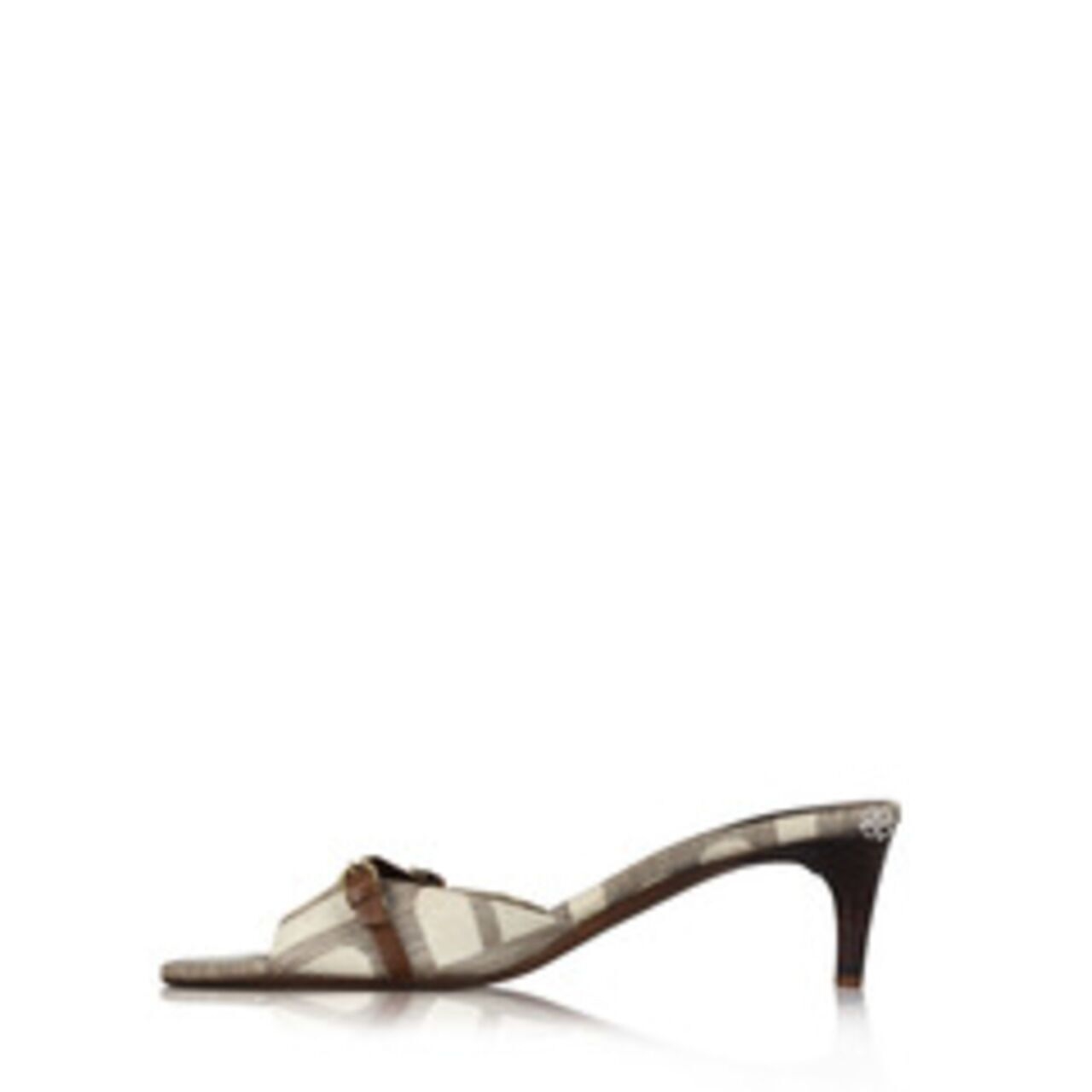 Bally Ranea Talc Mix Cotton Heels