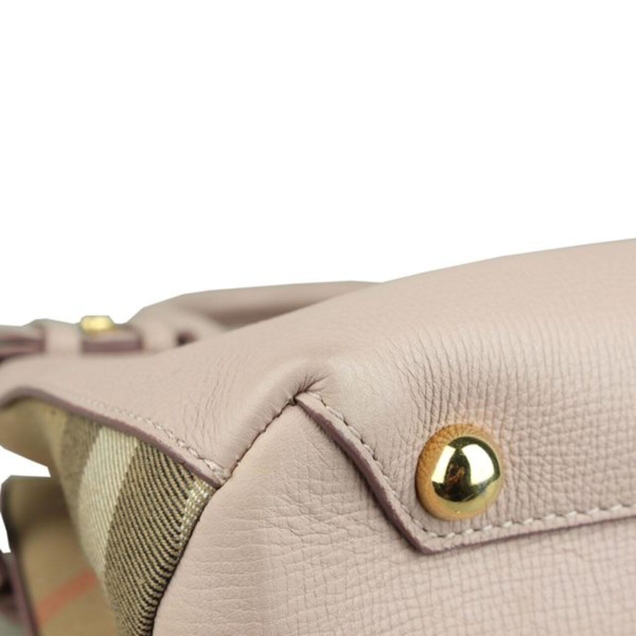 Burberry Beige & Pink Satchel