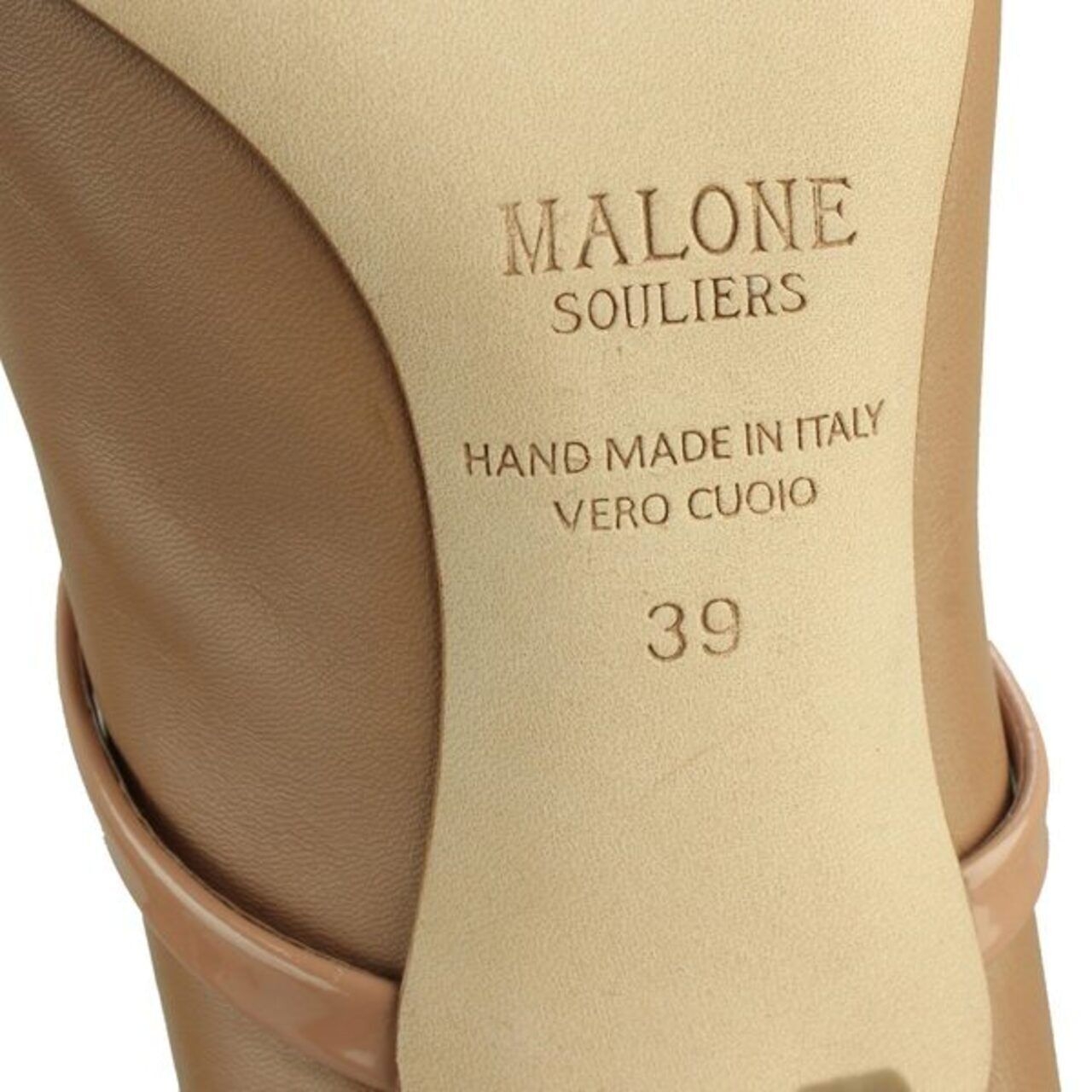 Malone Souliers Suede Nude Mirror Nappa Blush