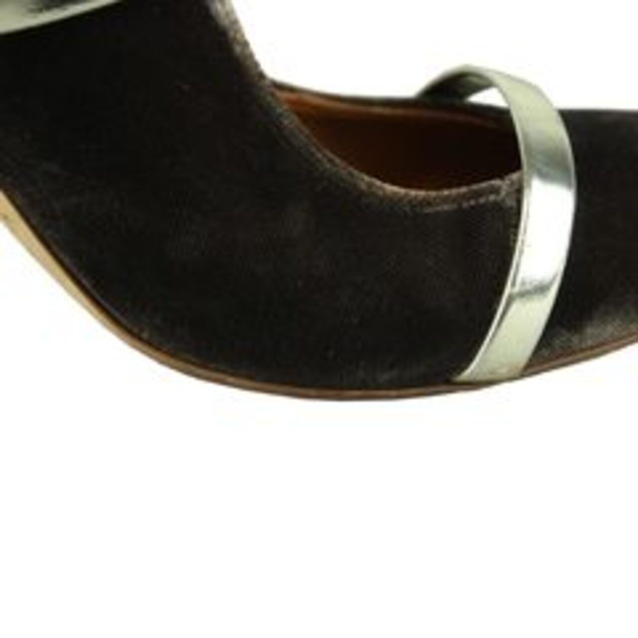 Malone Soulier Maureen Mules In Velvet Heels