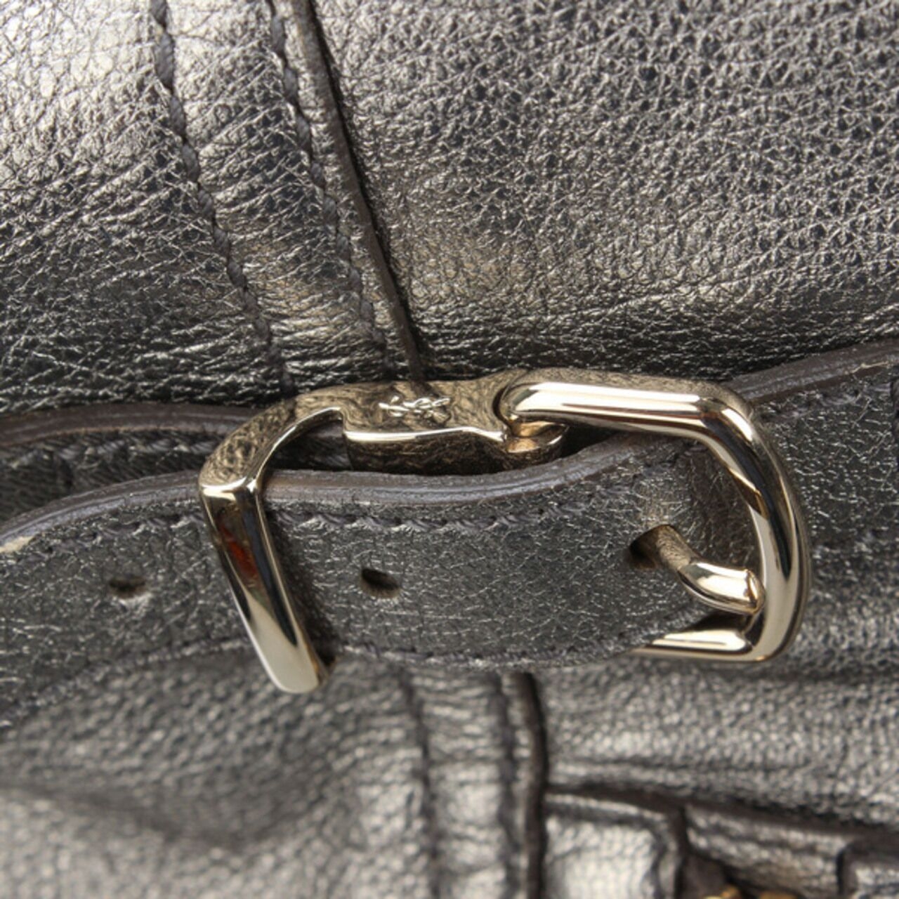 Saint Laurent Yves Metallic Downtown Bag