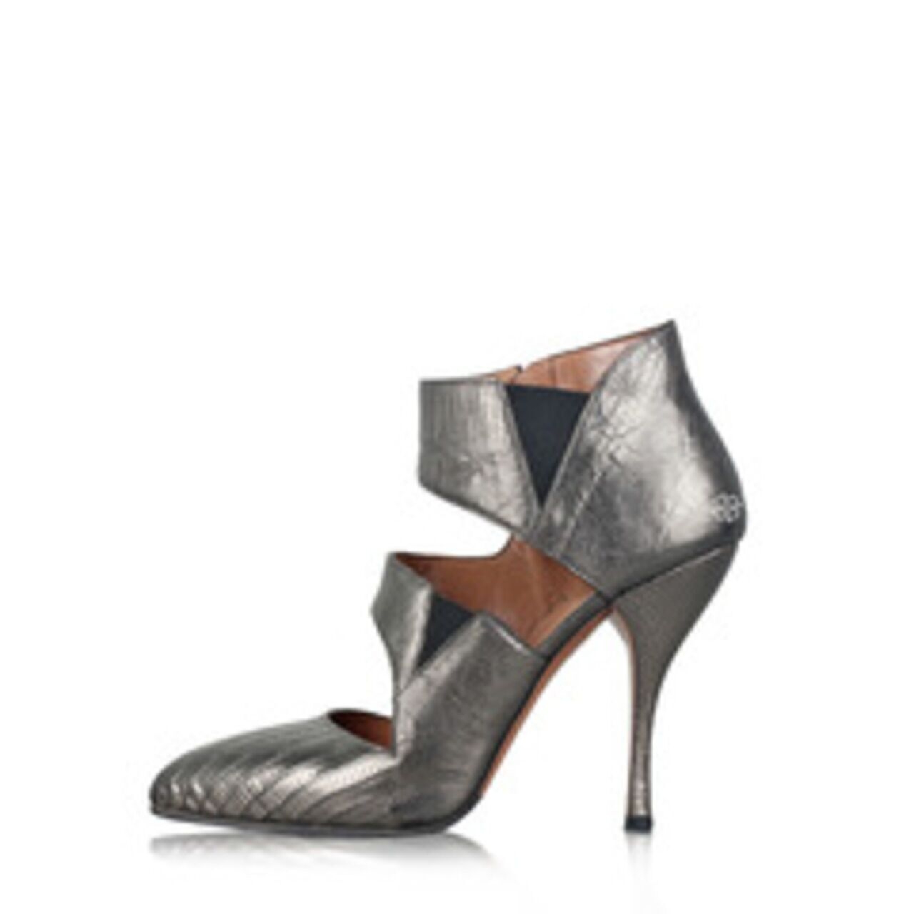 Alaia Metallic Metal Leather Stille Heels