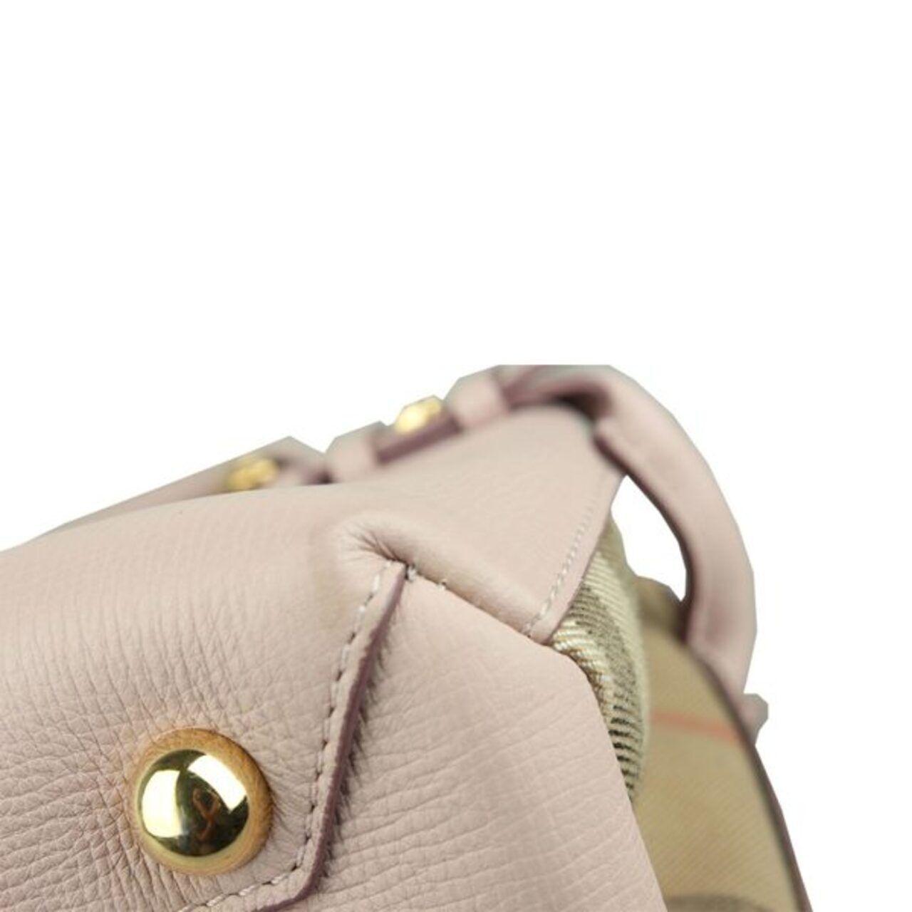Burberry Beige & Pink Satchel