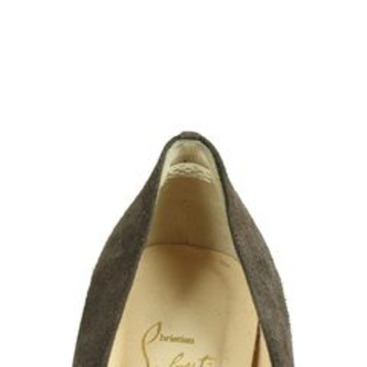 Christian Louboutin Suede Metalipps Heels