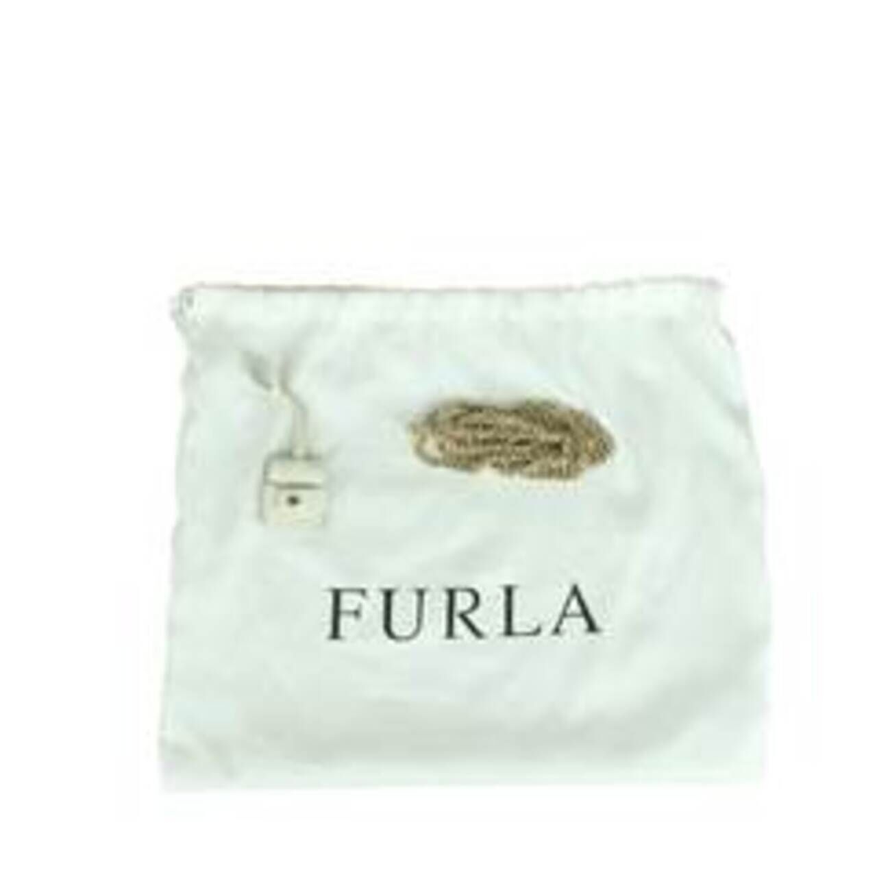 Furla Small White Bag With Love Design Sling Bag
