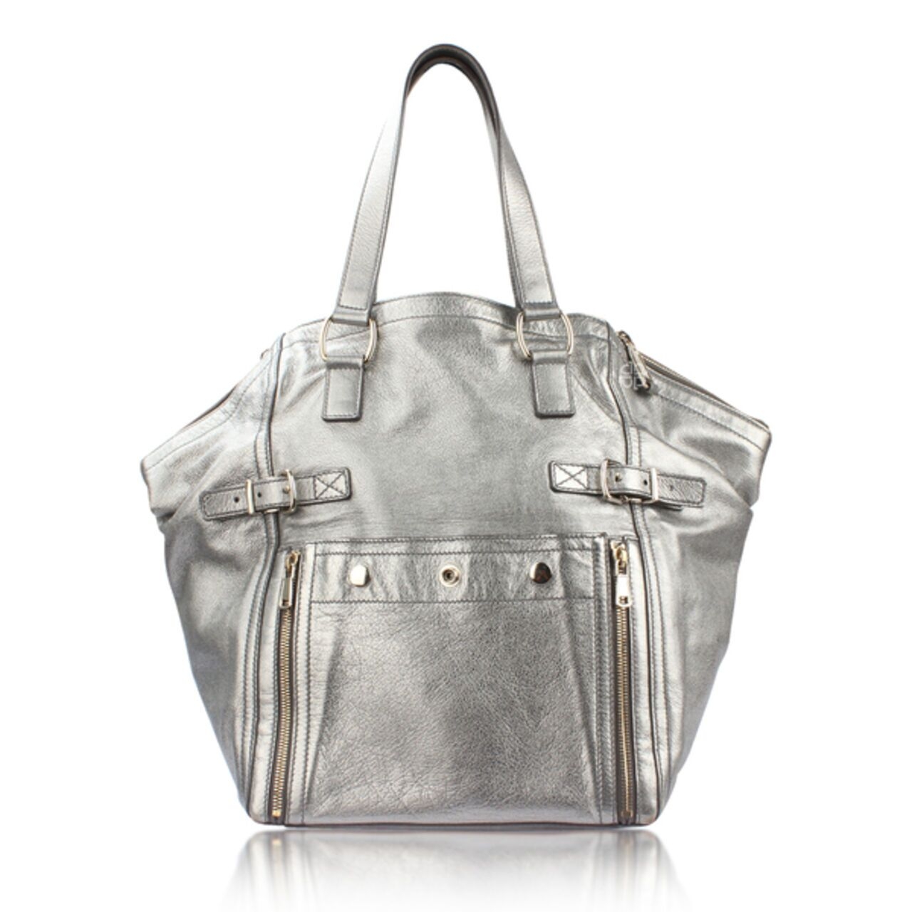 Saint Laurent Yves Metallic Downtown Bag