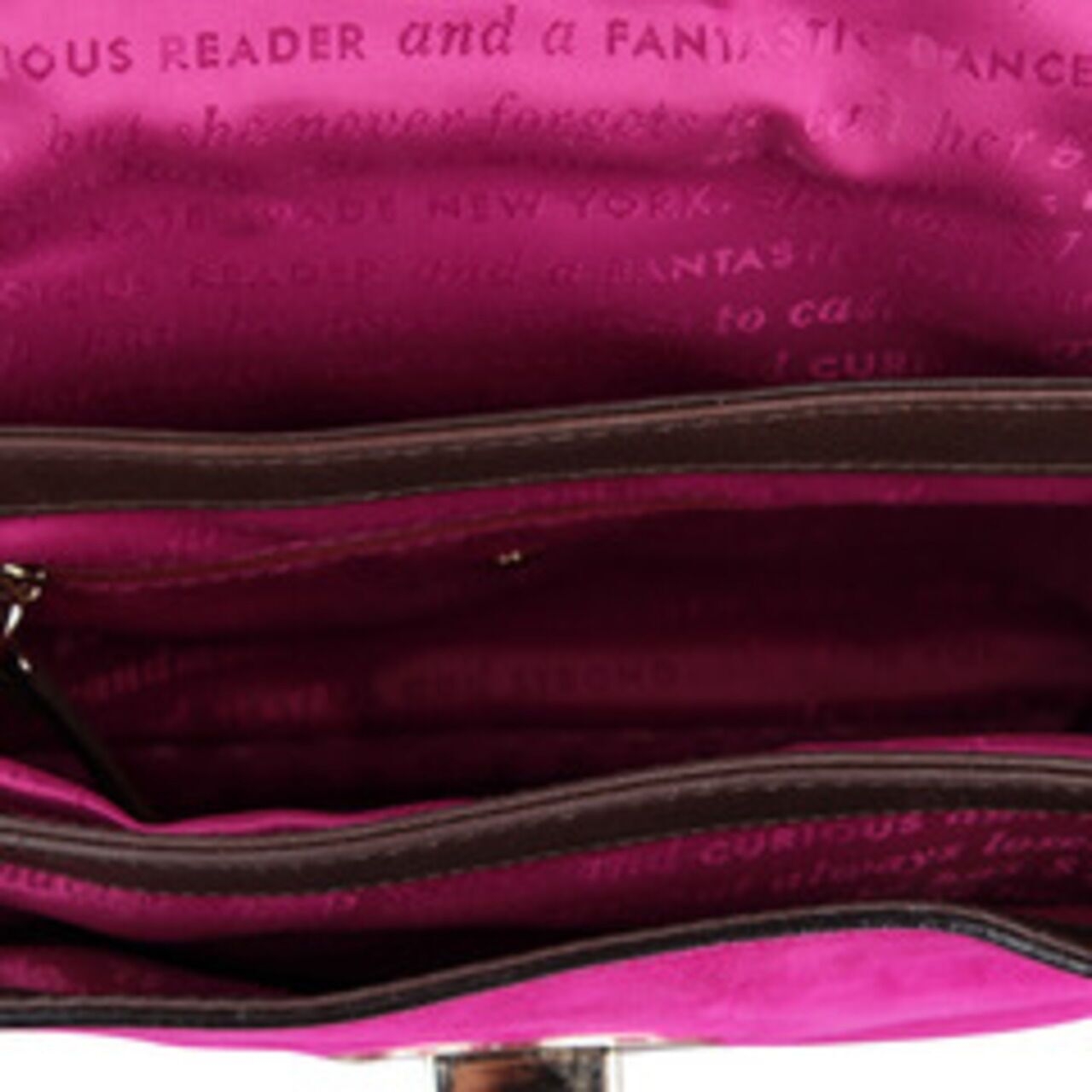 Kate Spade Pink Small Suede Shoulder Bag