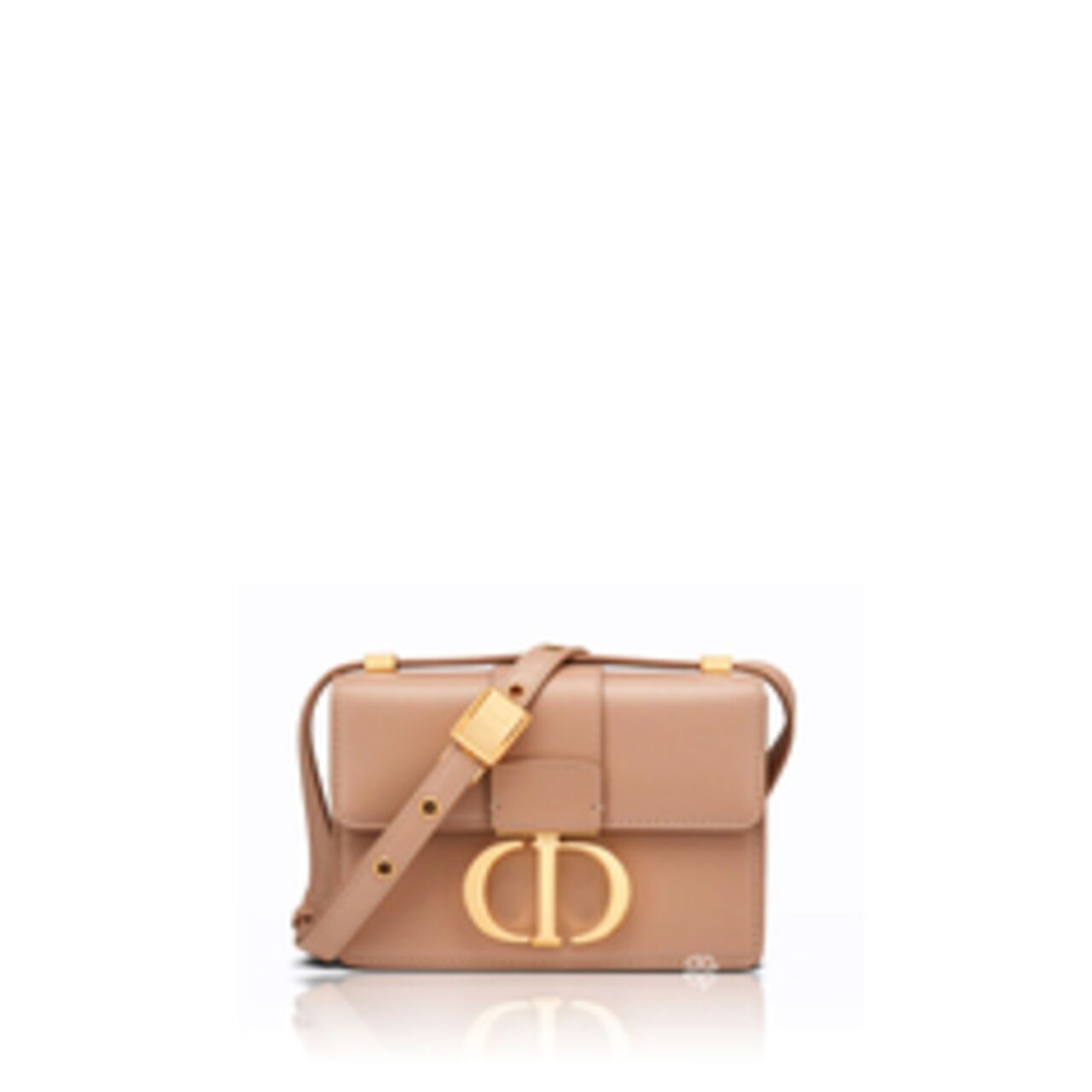 Christian Dior Micro Montaigne Bag in Nude Blush GHW Sling Bag
