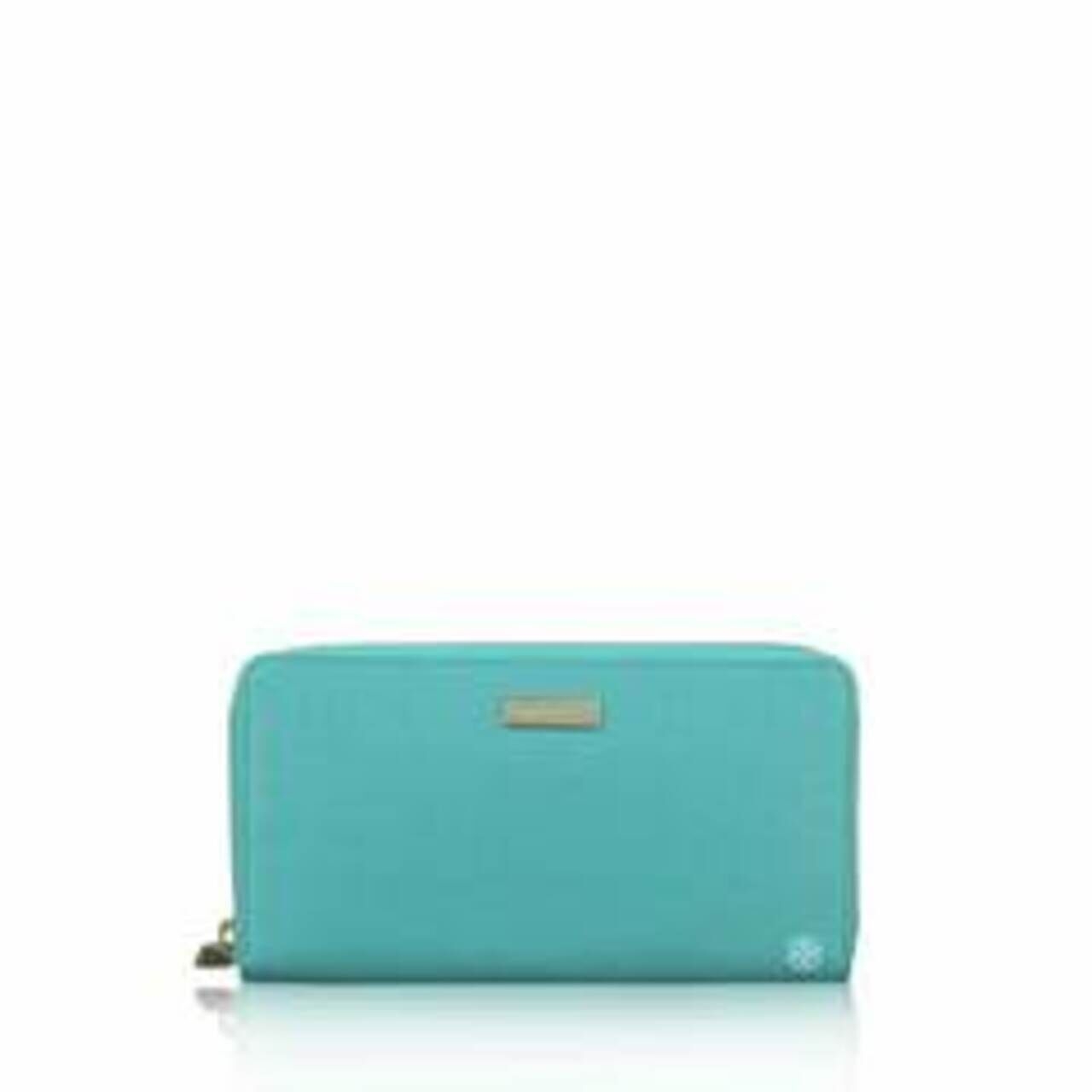 Furla Long Wallet With Zip in Blue