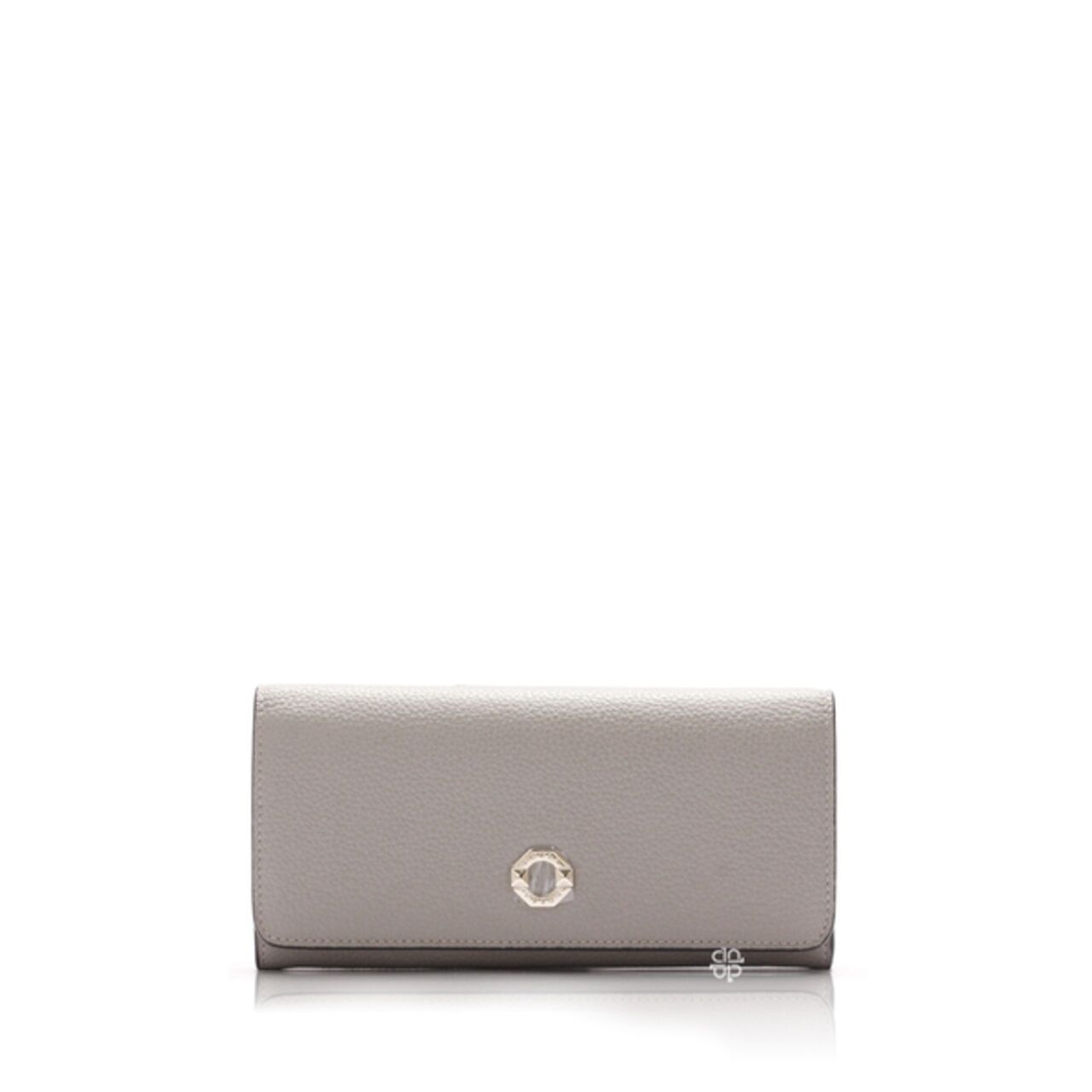 Furla Grey Flap Long Wallet