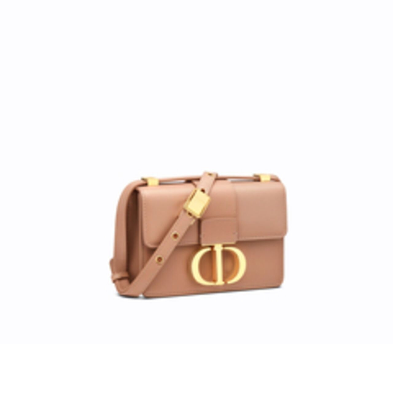Christian Dior Micro Montaigne Bag in Nude Blush GHW Sling Bag