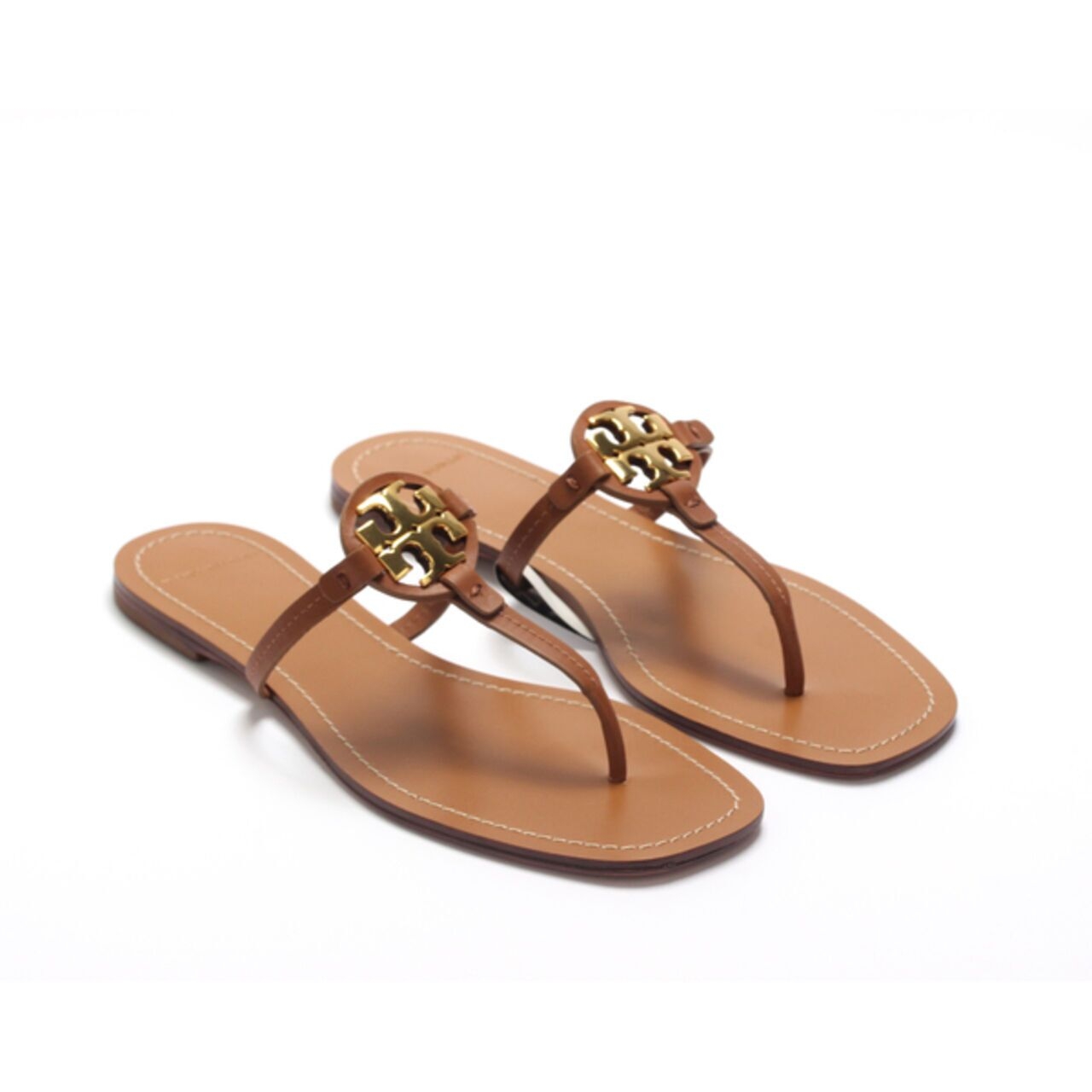 Tory Burch Miller Thong in Leather Sandals